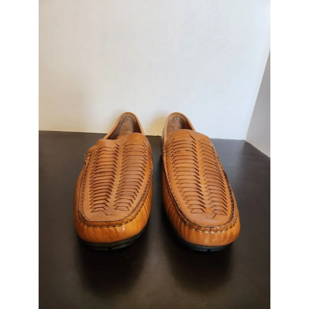 Blake McKay Tucson Driving Loafer Shoes Mens 8M Tan